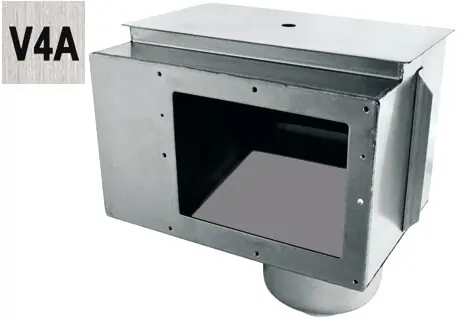 Swimmingpool V4A Edelstahl Skimmergehäuse A-100 Skimmergehäuse Saisonangebot