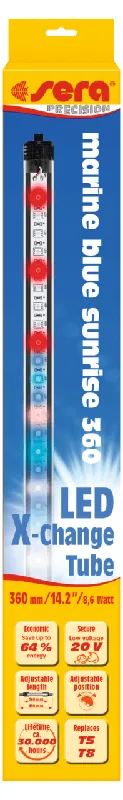Ausverkauf Sera Aquarium LED X-Change Tube marine blue sunrise 360 mm