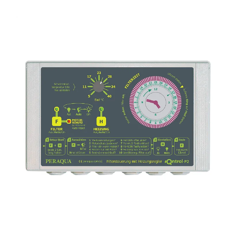 Markenprodukt Peraqua iQntrol-P2 Heizungsfiltersteuerung iQntrol-P2 Heizungsfiltersteuerung 230