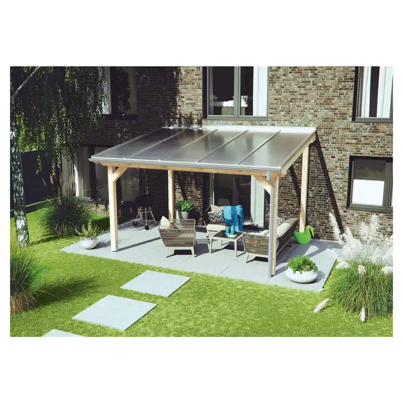 Katto Terrassendach Komplettbausatz 3075 x 3000 mm Heatbloc16 weiss Neue Ware
