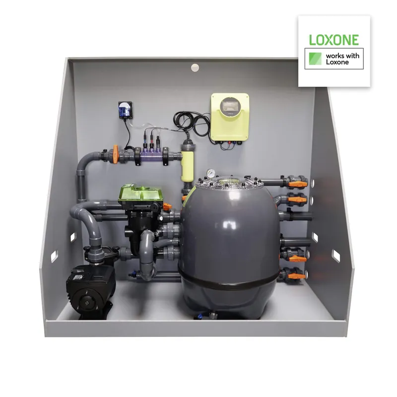 Neu Im Sortiment Peraqua Pooltechnik Filtersystemanlage iQnnect mit Chlordesinfektion