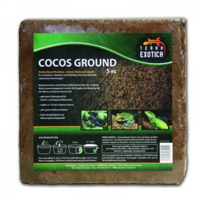 Terra Exotica Cocos Ground ca. 5 kg - fein Rabatt