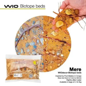 Ausverkauf WIO MERE BIOTOP Riverbed MIX2 AFRIKA , 2kg, 0,1-20mm