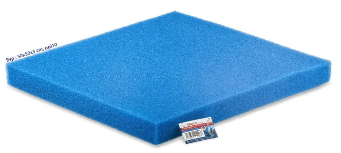 Meistverkauft Filterschaum blau grob (50 x 50 x 3 cm, PPI10)