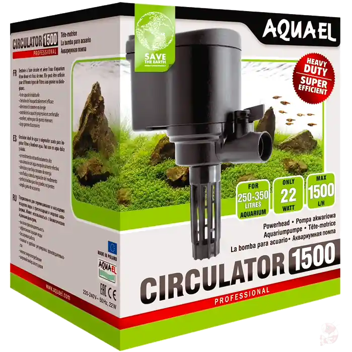 Neuheit Aquael Circulator 1500 | Strömungs- & Förderpumpe, 750-1500 l/h