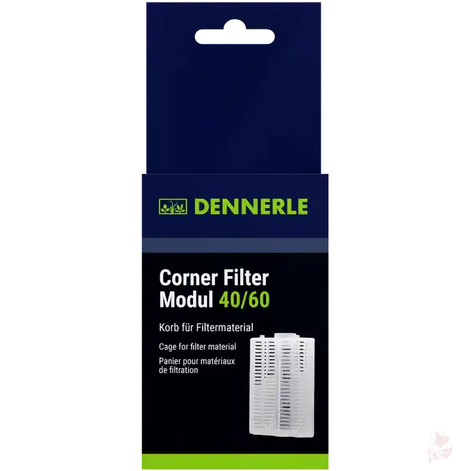 Garantierte Lieferung Dennerle Corner Filter Modul 40/60 | Filterkorb für individuelle Filtermedien