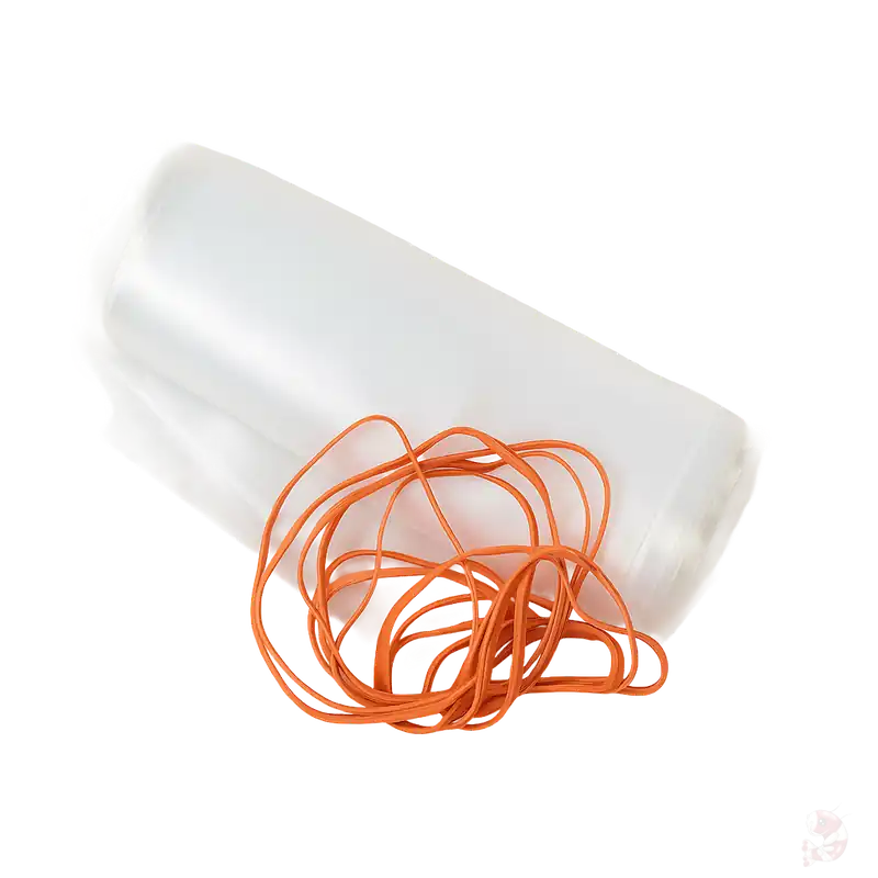 10 + 1 Transporttüten 100x300mm | Set inkl. Gummiringe Top-Seller