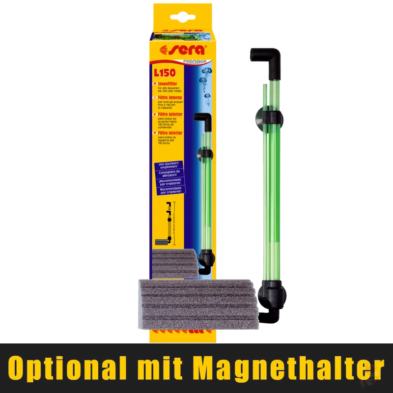 Top-Preis sera Innenfilter L150 | optional mit Magnethalterung Ohne Magnethalterung