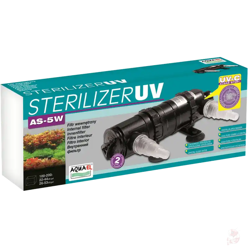 Begrenztes Angebot Aquael Sterilisator UV-C AS-5W, 5 Watt