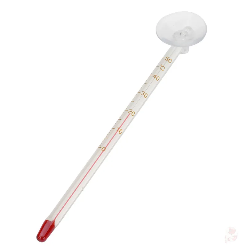 SLIM Glas Thermometer 145 mm | mit Saugnapf Neuheit