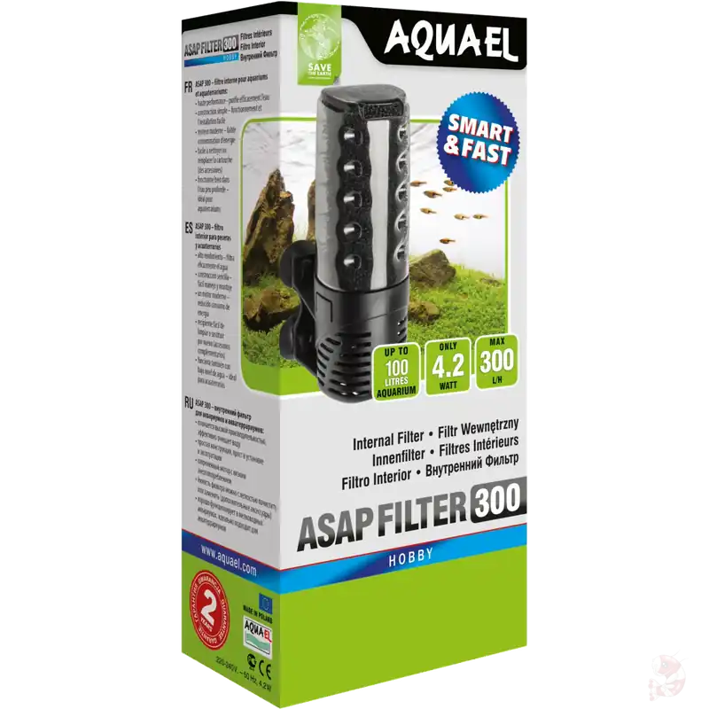 Preis Gesenkt Aquael Filter ASAP 300 | Innenfilter (300 l/h) ASAP 300 - 300l/h