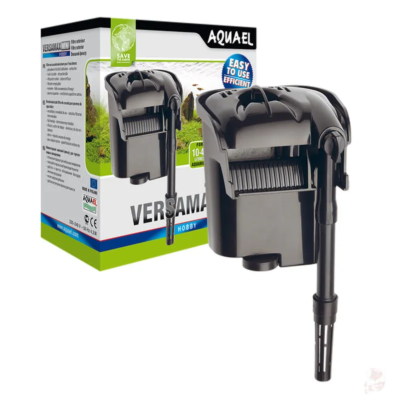 Aquael Versamax Mini | Hang-On Filter für Nano-Aquarien (10-50L) Schneller Versand