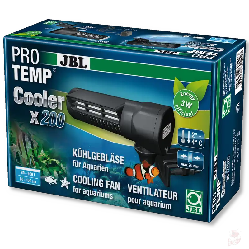 Garantierte Lieferung JBL PROTEMP Cooler x200 Gen 2 | Aquarium Kühlgebläse bis 200L