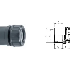 PVC Klemmkupplung / Reparaturkupplung 40 x 32 mm Angebot
