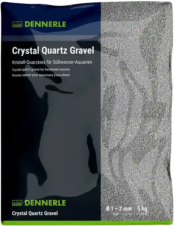 Neuheit Dennerle Kristall-Quarzkies - Schiefergrau, 5 kg Beutel 5 kg Beutel
