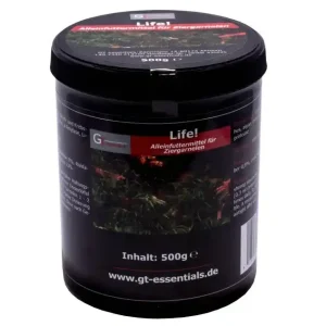 Mega-Angebot GT essentials Life! classic | Puderfutter 500 g für Ziergarnelen - Züchterdose 25 Gramm