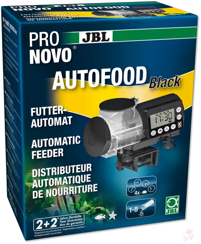 JBL Pronovo Autofood BLACK | Futterautomat (Schwarze Variante) Weiß Super-Preis