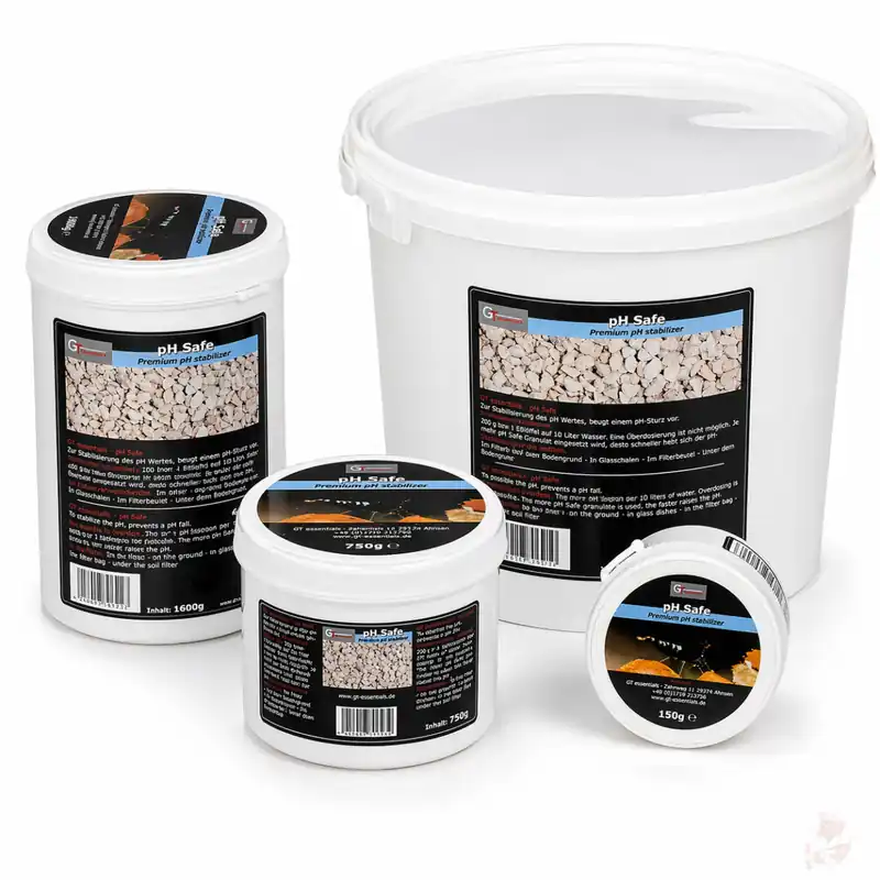 Mega-Angebot GT essentials pH safe Granulat | pH-Sturz im Aquarium vorbeugen 150g