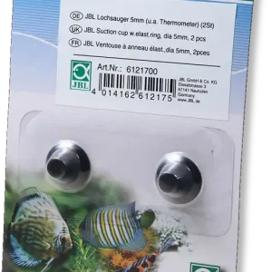 JBL Lochsauger 5 mm, 2 Stück | Saughalter für Thermometer & Sonden Echt
