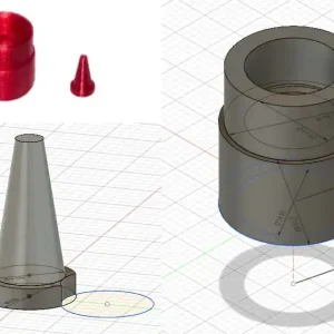 Expressversand Kupplungs-Adapter Aquael Pat Mini <=> Sera Innenfilter L150/L300 - Rot transparent Schwarz