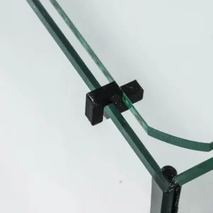 U-Line Abdeckscheibe Halter für Wandstärke 3 mm, Deckelstärke 3 mm, schwarz, 4 Stk. Direktkauf