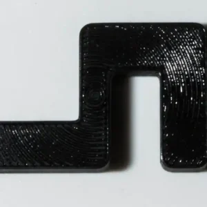 Preiswert U-Line Abdeckscheibe Halter für Wandstärke 5 mm, Deckelstärke 4 mm, schwarz, 4 Stk.
