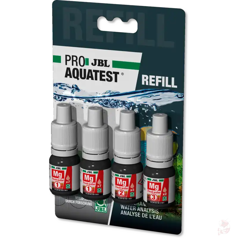 Neu JBL PROAQUATEST Mg Magnesium Test-Set, Nachfüllpackung Refill Reagens