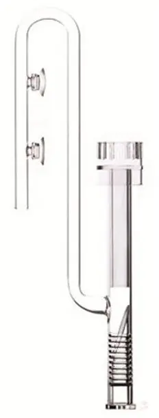 Finale Aktion AQUA-NOA Glas Skimmer - Wasseroberflächenreiniger (Inflow) 12/16 bis 16/22 Glas Skimmer. Anschluss 12/16 mm