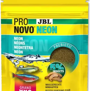 JBL Pronovo Neon Grano XXS, 20 ml | Hauptfutter für Neonsalmler 20 ml Frischebeutel Highlight