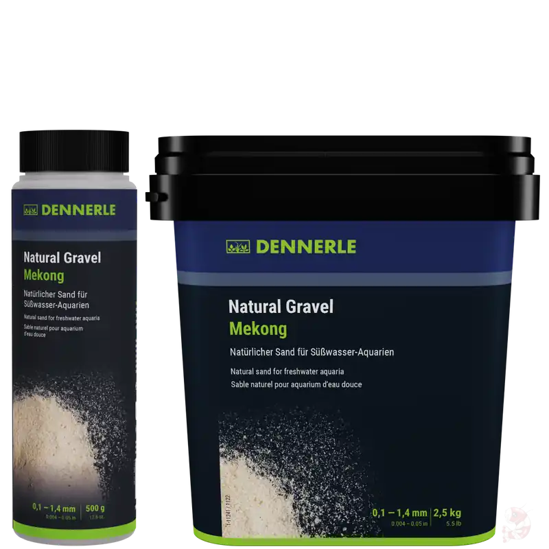 Top-Preis Dennerle Natural Gravel Mekong 0,1-1,4 mm 500 g