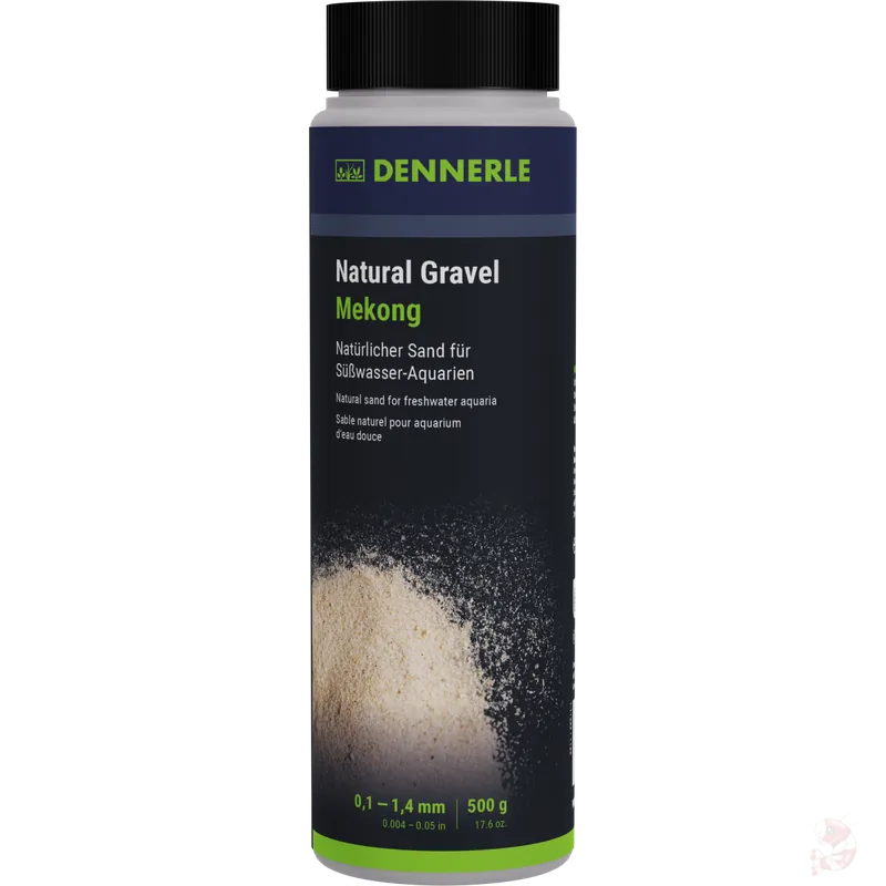 Abverkauf Dennerle Natural Gravel Mekong 0,1 - 1,4 mm, 500 g 500 g