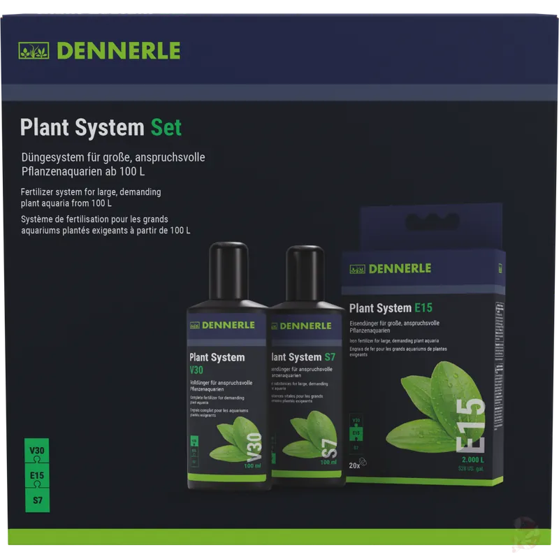 Dennerle Plant System Set | Profi-Düngesystem für Pflanzenaquarien Echt