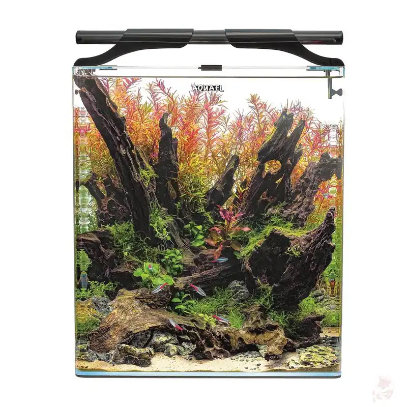 Aquael Optibent Set 30 - Komplettset 29 x 29 x 35 cm ( L xB x H), 29 Liter Weiß Aktuell
