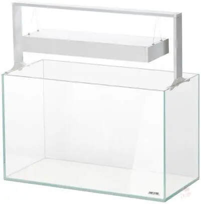 Beliebt Aquael UltraScape 60 Weißglas Aquarium Snow | 64 l Aquascaping-Aquarium mit weißer LED-Halterung forest (schwarz)