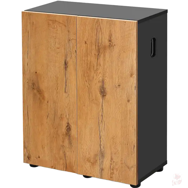 Abverkauf Aquael Schrank UltraScape 60 Forest | Aquariumunterschrank 60 x 30 cm in dunkler Holzoptik snow