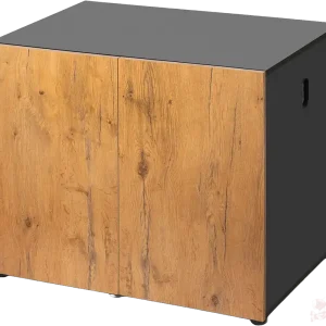 Aquael Schrank UltraScape 90 Forest | Aquariumunterschrank 90 x 60 cm in dunkler Holzoptik snow Ausverkauf