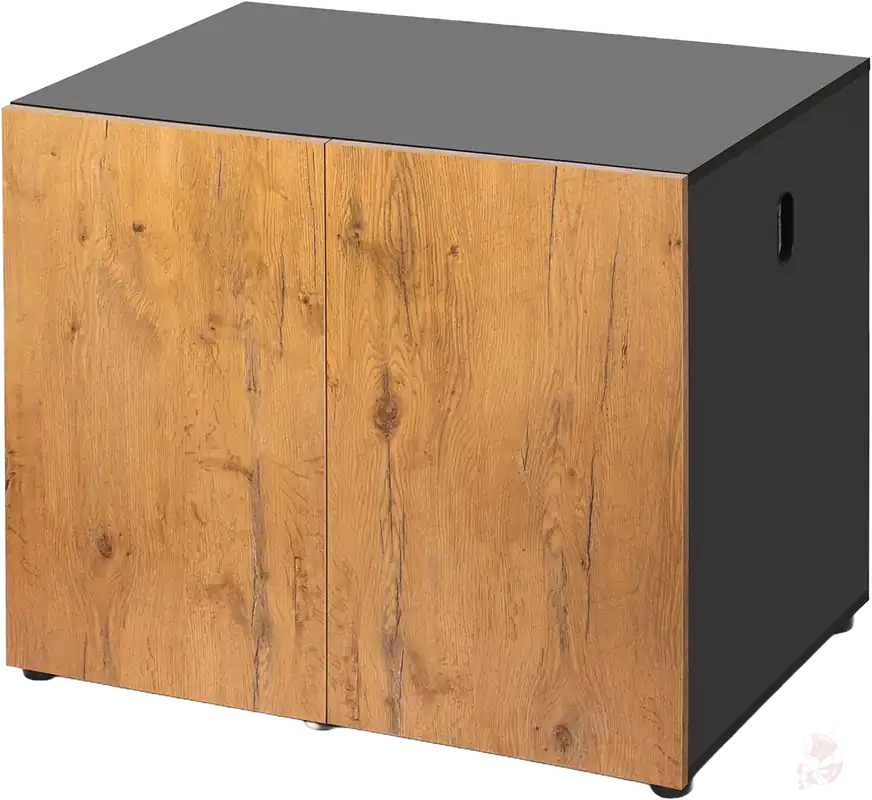 Aquael Schrank UltraScape 90 Forest | Aquariumunterschrank 90 x 60 cm in dunkler Holzoptik snow Ausverkauf
