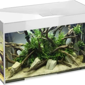 Sale Aquael Aquarienset Glossy 150 Day & Night weiß | 405 l Aquarium mit LED Glossy 80 weiß - 125 L - 80 x 35 x 54 cm