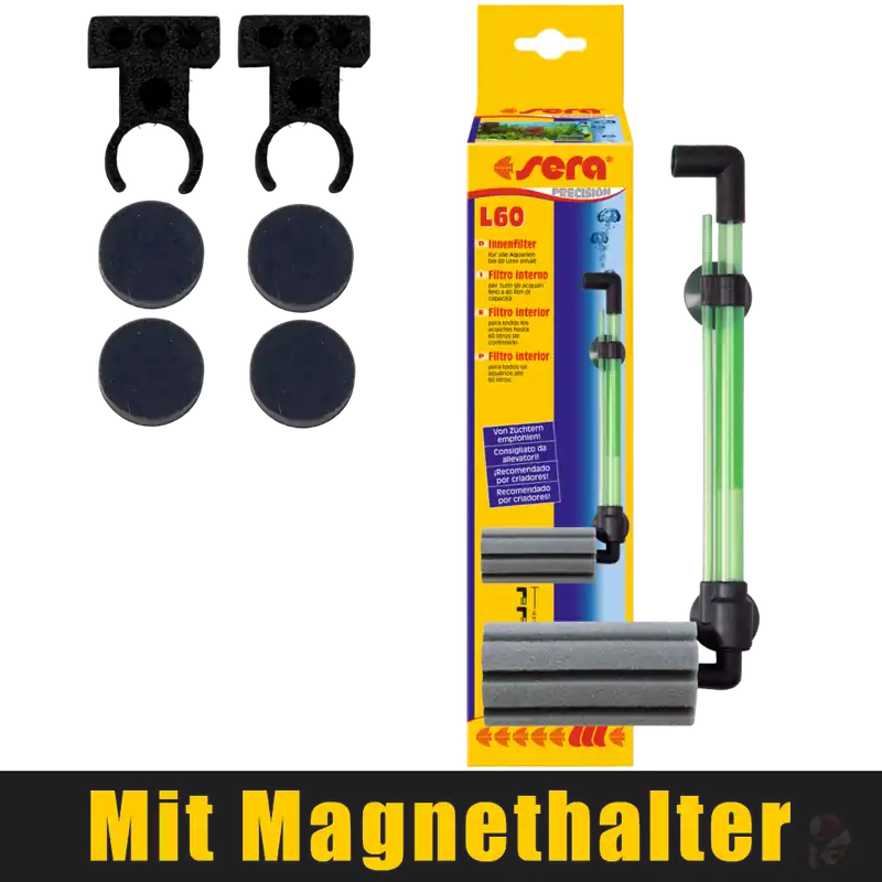 Knallerangebot sera Innenfilter L60 und Magnethalterung Ohne Magnethalterung