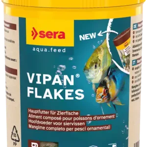 Billig sera Vipan Flakes, 250 ml | Prebiotisches Hauptfutter für Fische 100 ml