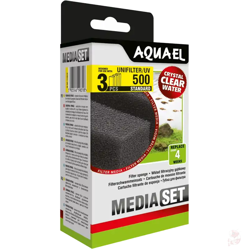 Aquael Filterschwamm STANDARD für Unifilter UV 500 (3 Stk.) 500 (3 Stk.) Saisonangebot