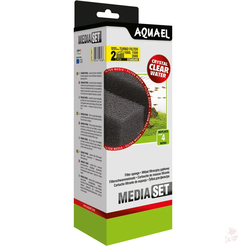 Jetzt Bestellen Aquael Filterschwamm STANDARD für Unifilter UV 750/1000 (3 Stk.) 500 (3 Stk.)