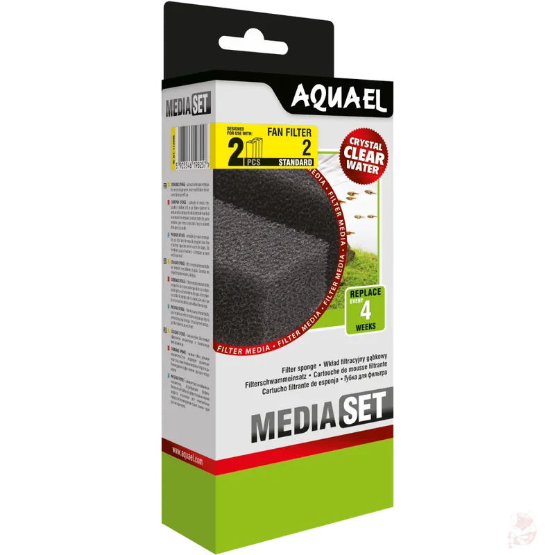 Aquael Filterschwamm FAN 2 Plus (2 Stk.) FAN Mikro Plus (2 Stück) Mega-Angebot