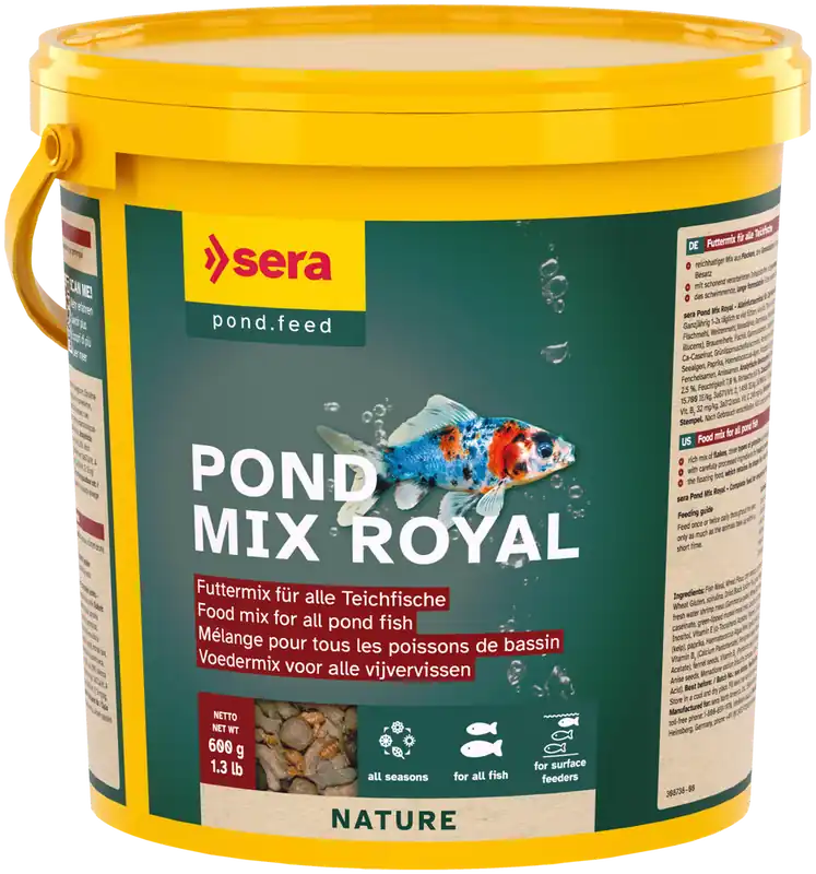Sera Pond Mix Royal 3800ml Eimer Futter Perlets Teichfutter Fischfutter Teich Direkt Vom Hersteller
