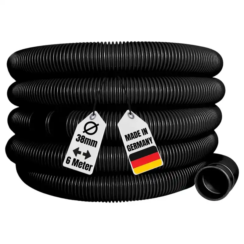 Begrenztes Angebot 6 Meter 38mm 1 1/2" Solarschlauch Poolschlauch Muffenabstand 1,5m