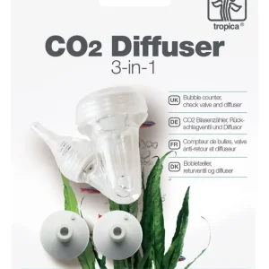 Tropica Aquarium CO2 Diffuser 3in1 System incl. Blasenzähler & Rückschlagventil Garantierte Lieferung