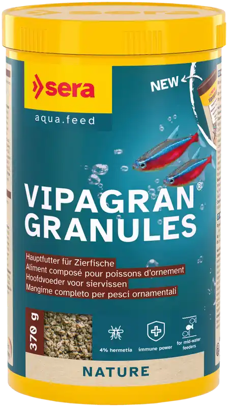 Sera Vipagran Granules 1000ml Granulatfutter Zierfische Aquarium Hauptfutter Preis Gesenkt