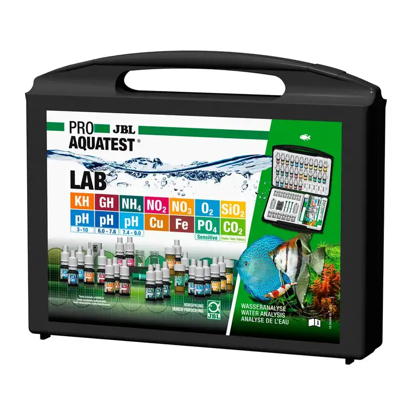 Markenprodukt JBL Testlab Testkoffer mit 13 Tests zur Süßwasseranalyse Testlab