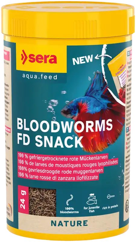 sera Bloodworms FD Snack 250 ml Leckerbissen Top-Angebot