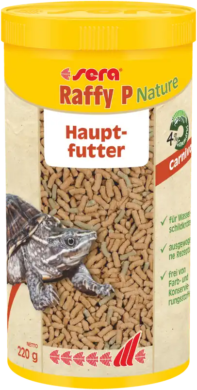 Sera Raffy P Hauptfutter für Wasserschildkröten 1000ml Aquarium Terrarium Futter Preisreduziert